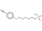 6-(4-CYANOPHENOXY)<span class='lighter'>HEXANE</span>-1-SULFONAMIDE