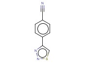 4-(1,2,3-噻重氮-4-基)<span class='lighter'>苯</span><span class='lighter'>甲</span><span class='lighter'>腈</span>