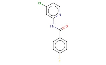 BENZAMIDE, N-(4-CHLORO-2-PYRIDINYL)-4-FLUORO-