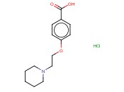 4-[2-(1-哌啶基)乙氧基]苯甲酸盐酸盐