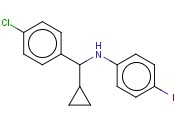N-[(4-CHLOROPHENYL)(CYCLOPROPYL)METHYL]-<span class='lighter'>4-IODOANILINE</span>