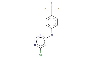 (6-CHLORO-PYRIMIDIN-4-YL)-(4-TRIFLUOROMETHYL-PHENYL)-AMINE