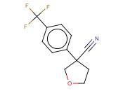 3-(4-(TRIFLUOROMETHYL)PHENYL)<span class='lighter'>TETRAHYDROFURAN</span>-3-CARBONITRILE