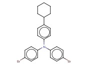 4,4'-<span class='lighter'>DIBROMO</span>-4''-CYCLOHEXYLTRIPHENYLAMINE