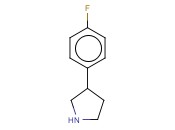 3-(4-氟苯基)-<span class='lighter'>吡咯烷</span>