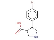 (3S,4R)-4-(4-溴苯基)<span class='lighter'>吡咯烷</span>-3-羧酸