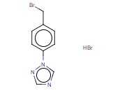 1-ó4-(溴甲基)<span class='lighter'>苯</span>-1H-1,2,4-<span class='lighter'>三</span><span class='lighter'>唑</span>