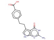 4-[2-(2-Amino-4,7-dihydro-4-oxo-1H-pymol[2,3-d]pyrimodin-5-yl)ethyl]benzoic acid