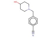 <span class='lighter'>苯</span><span class='lighter'>甲</span><span class='lighter'>腈</span>,4-[(4-羟基-1-哌啶基)甲基]-
