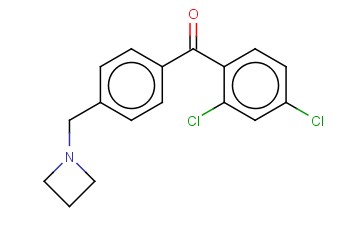 4'-AZETIDINOMETHYL-2,4-DICHLOROBENZOPHENONE