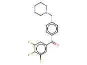 4'-<span class='lighter'>PIPERIDINOMETHYL-3,4,5-TRIFLUOROBENZOPHENONE</span>