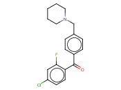 <span class='lighter'>4-CHLORO-2-FLUORO-4</span>'-<span class='lighter'>PIPERIDINOMETHYL</span> <span class='lighter'>BENZOPHENONE</span>