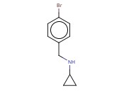 N-环丙基-4-<span class='lighter'>溴</span><span class='lighter'>苄</span>胺