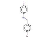 N-[(4-BROMOPHENYL)METHYL]-<span class='lighter'>4-IODOANILINE</span>