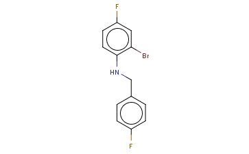 N-(2-BROMO-4-FLUOROPHENYL)-4-<span class='lighter'>FLUOROBENZYLAMINE</span>