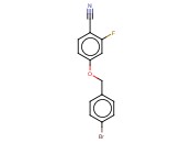 4-[(4-BROMOPHENYL)METHOXY]-<span class='lighter'>2-FLUOROBENZONITRILE</span>