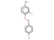 4-[(4-CHLOROPHENYL)METHOXY]-<span class='lighter'>3-IODOANILINE</span>