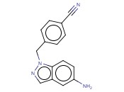4-[(5-氨基-1H<span class='lighter'>吲</span><span class='lighter'>唑</span>-1-基)甲基]-苯甲腈