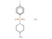 1-(4-氟<span class='lighter'>苯</span>磺酰<span class='lighter'>基</span>)哌啶-4-胺<span class='lighter'>盐酸盐</span>
