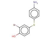 4-(4-AMINOPHENYLTHIO)-2-<span class='lighter'>BROMOPHENOL</span>