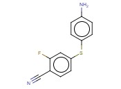 4-(4-AMINOPHENYLTHIO)-<span class='lighter'>2-FLUOROBENZONITRILE</span>