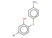 2-(4-AMINOPHENYLTHIO)-5-<span class='lighter'>BROMOPHENOL</span>