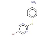 4-[(5-<span class='lighter'>溴</span>嘧啶-2-基)硫代]<span class='lighter'>苯胺</span>