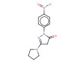 1-(4-<span class='lighter'>硝基</span>苯基)-3-吡咯烷并-2-<span class='lighter'>吡唑</span>并英-5-酮