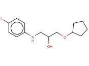 N-[3-(CYCLOPENTYLOXY)-2-HYDROXYPROPYL]-<span class='lighter'>4-IODOANILINE</span>
