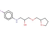 N-[2-HYDROXY-3-(OXOLAN-2-YLMETHOXY)PROPYL]-<span class='lighter'>4-IODOANILINE</span>