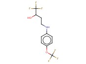 1,1,1-TRIFLUORO-4-[4-(TRIFLUOROMETHOXY)ANILINO]-2-<span class='lighter'>BUTANOL</span>