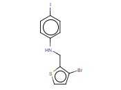 N-[(3-BROMOTHIOPHEN-2-YL)METHYL]-<span class='lighter'>4-IODOANILINE</span>