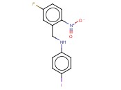 N-[(5-FLUORO-2-NITROPHENYL)METHYL]-<span class='lighter'>4-IODOANILINE</span>