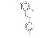 N-[(2-BROMO-5-FLUOROPHENYL)METHYL]-<span class='lighter'>4-IODOANILINE</span>