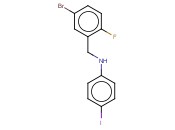 N-[(5-BROMO-2-FLUOROPHENYL)METHYL]-<span class='lighter'>4-IODOANILINE</span>