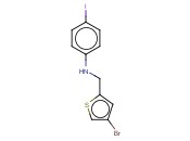 N-[(4-BROMOTHIOPHEN-2-YL)METHYL]-<span class='lighter'>4-IODOANILINE</span>