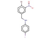 N-[(4-BROMO-3-NITROPHENYL)METHYL]-<span class='lighter'>4-IODOANILINE</span>
