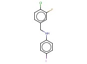 N-[(4-CHLORO-3-FLUOROPHENYL)METHYL]-<span class='lighter'>4-IODOANILINE</span>