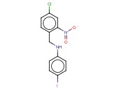 N-[(4-CHLORO-2-NITROPHENYL)METHYL]-<span class='lighter'>4-IODOANILINE</span>