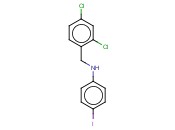 N-[(2,4-DICHLOROPHENYL)METHYL]-<span class='lighter'>4-IODOANILINE</span>