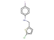 N-[(5-CHLOROTHIOPHEN-2-YL)METHYL]-<span class='lighter'>4-IODOANILINE</span>