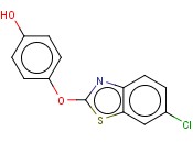 4-[(6-氯-2-<span class='lighter'>苯</span><span class='lighter'>并</span><span class='lighter'>噻唑</span>)氧基]苯酚