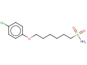6-(4-CHLOROPHENOXY)<span class='lighter'>HEXANE</span>-1-SULFONAMIDE