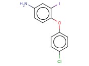 4-(4-CHLOROPHENOXY)-<span class='lighter'>3-IODOANILINE</span>