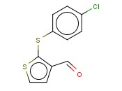2-[(4-<span class='lighter'>氯苯</span>基)硫代]噻吩-3-<span class='lighter'>甲醛</span>