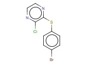 2-[(4-BROMOPHENYL)SULFANYL]-3-<span class='lighter'>CHLOROPYRAZINE</span>