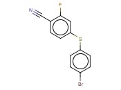 4-(4-BROMOPHENYLTHIO)-<span class='lighter'>2-FLUOROBENZONITRILE</span>