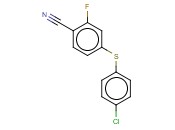 4-(4-CHLOROPHENYLTHIO)-<span class='lighter'>2-FLUOROBENZONITRILE</span>