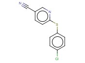 2-(4-氯苯<span class='lighter'>硫醇</span>)吡啶-5-<span class='lighter'>苄</span>腈
