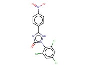1,2-DIHYDRO-5-(4-NITROPHENYL)-2-(2,4,6-TRICHLOROPHENYL)-3H-1,2,4-TRIAZOL-3-ONE